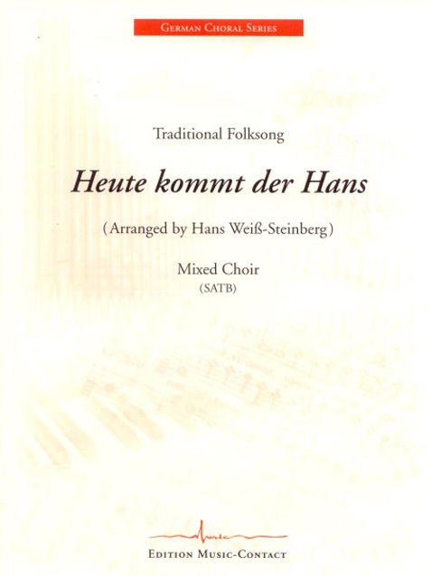 Heut kommt der Hans zu mir - Show sample score
